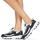 Chaussures Femme Baskets basses Skechers D'LITES BIGGEST FAN Noir / Blanc