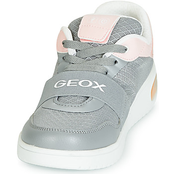 Geox J XLED GIRL Gris / Rose / LED