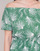 Vêtements Femme Combinaisons / Salopettes See U Soon GARAGABE Vert / Blanc