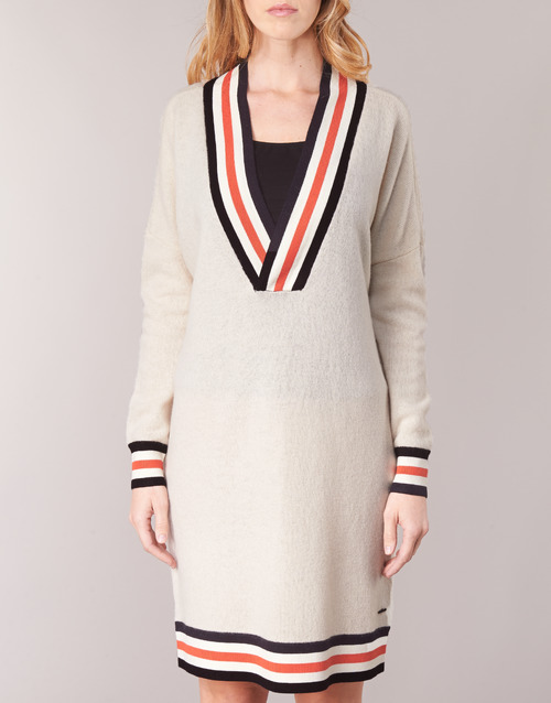Maison Scotch WHITE LONG SLEEVES Blanc / Crème