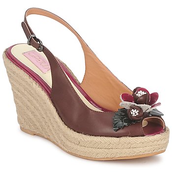 Chaussures Femme Sandales et Nu-pieds C.Petula GLORIA Marron / Fuchsia