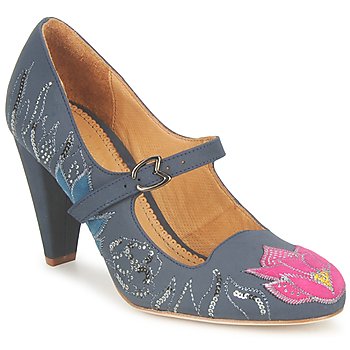 Chaussures Femme Escarpins Maloles CLOTHILDE Gris / Rose