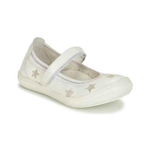 Chaussures Fille Ballerines / babies André STELLA Blanc