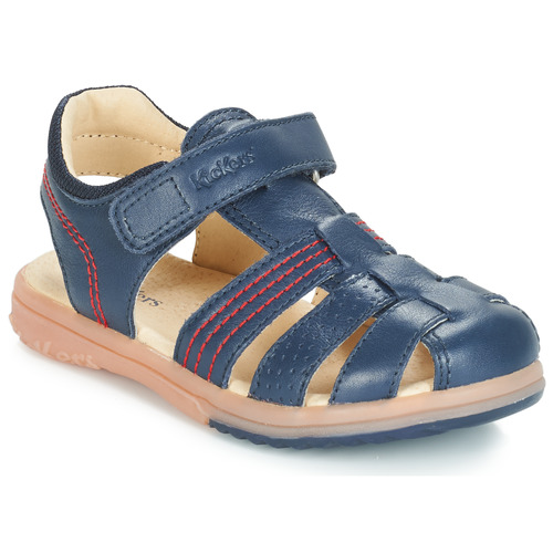 Chaussures Enfant Sandales et Nu-pieds Kickers PLATINIUM Marine
