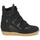Chaussures Fille Baskets montantes Acebo's MILLIE Noir