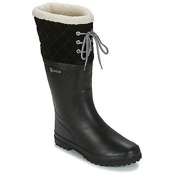Chaussures Femme Bottes de neige Aigle POLKA GIBOULEE Noir