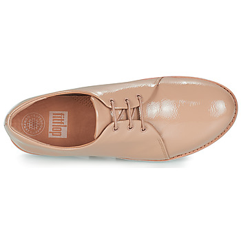 FitFlop DERBY CRINKLE PATENT Taupe