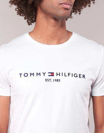 Tommy Hilfiger TOMMY FLAG HILFIGER TEE Blanc
