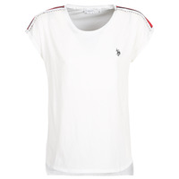 Vêtements Femme T-shirts manches courtes U.S Polo Assn. JEWELL TEE SS Blanc