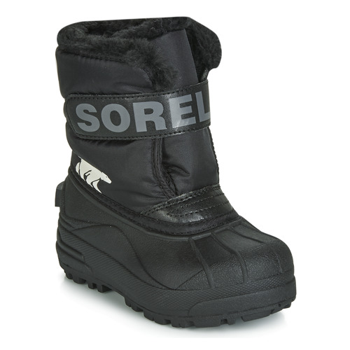 Chaussures Enfant Bottes de neige Sorel CHILDRENS SNOW COMMANDER Noir