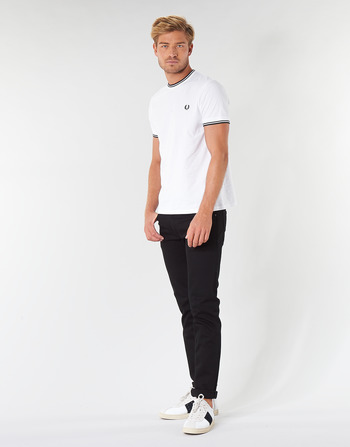 Fred Perry TWIN TIPPED T-SHIRT Blanc
