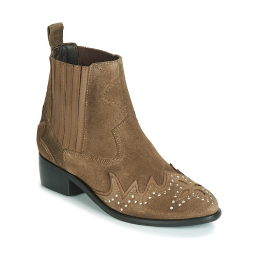 Chaussures Femme Boots Pepe jeans CHISWICK LESSY Marron