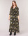 Vêtements Femme Robes longues Ikks BP30195-02 Noir / Multicolore