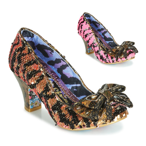Chaussures Femme Escarpins Irregular Choice LADY BANJOE Noir / Doré