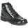 Chaussures Femme Boots Kickers KICK COL Noir vernis
