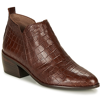 Chaussures Femme Boots Wonders E6022-COCO-MARRON Marron