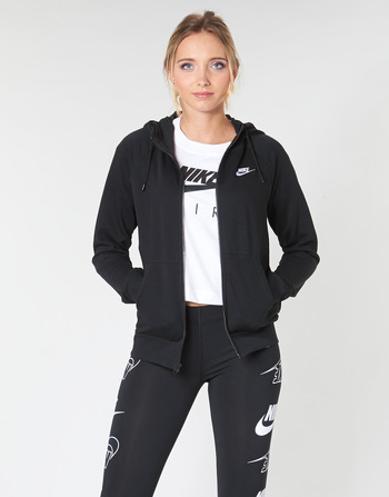 Vêtements Femme Sweats Nike W NSW ESSNTL HOODIE FZ FLC Noir