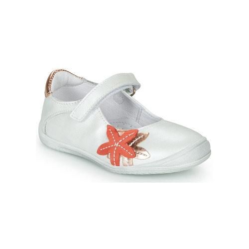 Chaussures Fille Ballerines / babies GBB EMILIETTE Blanc