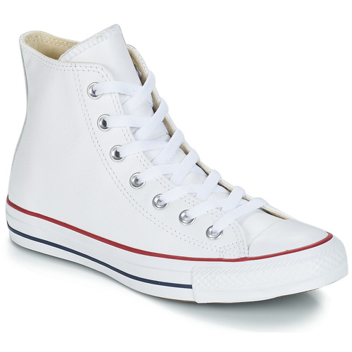 Chaussures Baskets montantes Converse CHUCK TAYLOR ALL STAR LEATHER HI Blanc