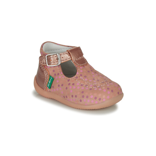Chaussures Fille Sandales et Nu-pieds Kickers BONBEK-3 Rose / Pois