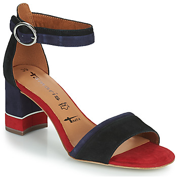 Chaussures Femme Sandales et Nu-pieds Tamaris DALINA Marine / Rouge