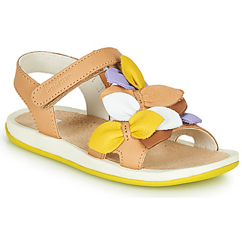 Chaussures Fille Sandales et Nu-pieds Camper TWINS Marron / jaune