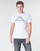 Vêtements Homme T-shirts manches courtes Kappa CROMEN SLIM Blanc