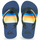 Chaussures Enfant Tongs Quiksilver MOLOKAI SLAB Bleu / orange / noir