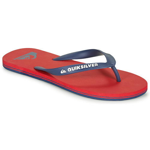 Chaussures Homme Tongs Quiksilver MOLOKAI Rouge / Marine