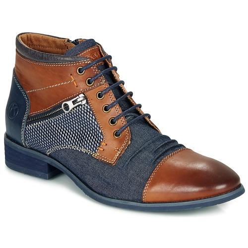 Chaussures Homme Boots Kdopa BILLY Marron / Bleu