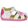 Chaussures Fille Sandales et Nu-pieds Agatha Ruiz de la Prada HAPPY Blanc / Rose