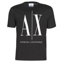 Vêtements Homme T-shirts manches courtes Armani Exchange HULO Noir