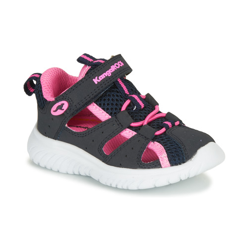 Chaussures Fille Sandales sport Kangaroos KI-ROCK LITE EV Bleu / Rose