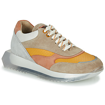 Chaussures Femme Baskets basses Bronx LINKK-UP Taupe / Rose / Gris