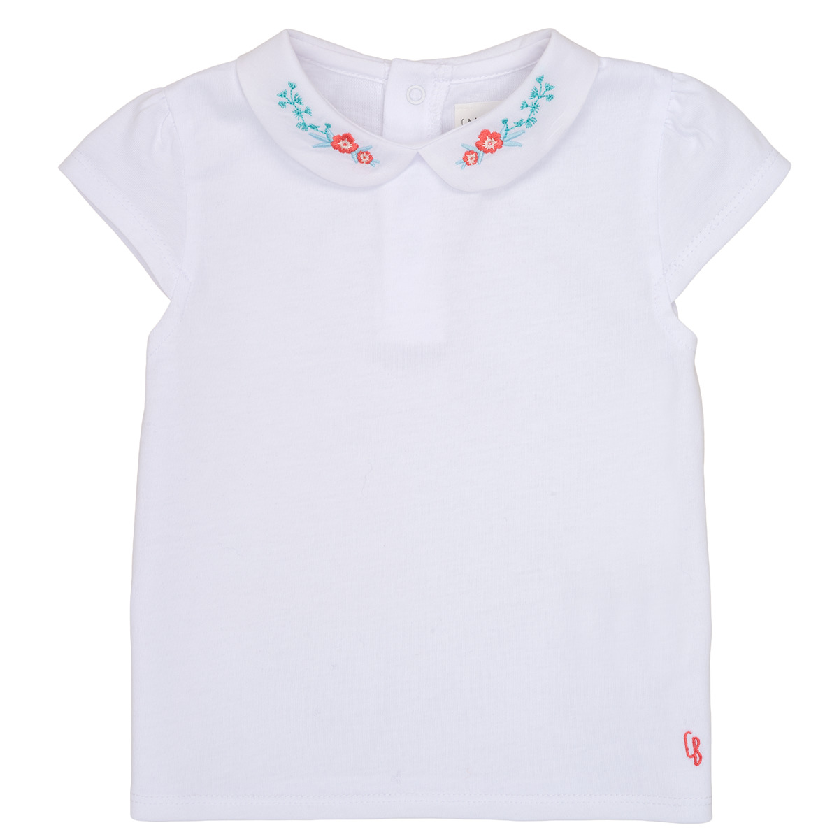 Vêtements Fille T-shirts manches courtes Carrément Beau JULIEN Blanc