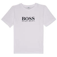 Vêtements Garçon T-shirts manches courtes BOSS MARTO Blanc