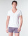 Vêtements Homme T-shirts manches courtes Hom SUP' COTTON TSHIRT COL V PROFOND Blanc