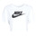 Vêtements Femme T-shirts manches courtes Nike W NSW TEE ESSNTL CRP ICN FTR Blanc / Noir