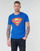 Vêtements Homme T-shirts manches courtes Yurban SUPERMAN LOGO CLASSIC Bleu