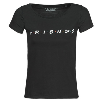 Vêtements Femme T-shirts manches courtes Yurban FRIENDS LOGO Noir