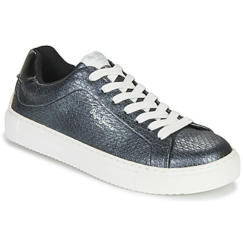 Chaussures Femme Baskets basses Pepe jeans ADAM SNAKE Gris
