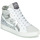 Chaussures Femme Baskets montantes Meline IN1363 Blanc / Argent