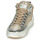 Chaussures Femme Baskets montantes Meline STRA5056 Beige / Doré