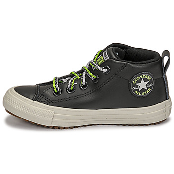 Converse CHUCK TAYLOR ALL STAR STREET BOOT DOUBLE LACE LEATHER MID Noir