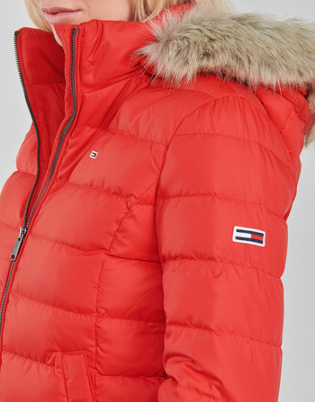 Tommy Jeans TJW BASIC HOODED DOWN JACKET Rouge