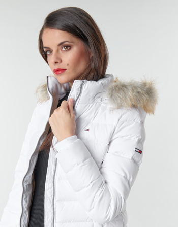 Tommy Jeans TJW BASIC HOODED DOWN JACKET Blanc