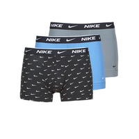 Sous-vêtements Homme Boxers Nike EVERYDAY COTTON STRETCH X3 Noir / Gris / Bleu