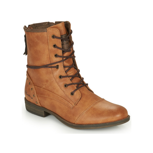 Chaussures Femme Boots Mustang 1157508 Camel
