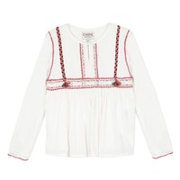 Vêtements Fille Tops / Blouses Chipie 8R12014-19 Blanc