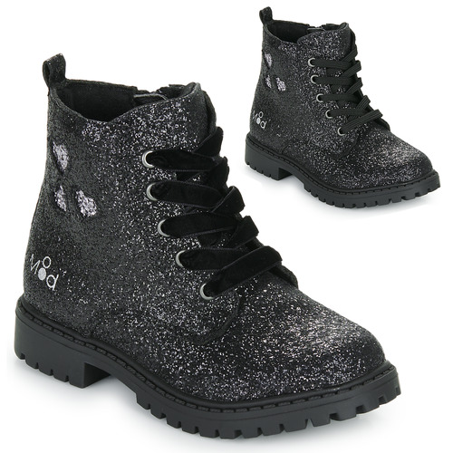 Chaussures Fille Boots Mod'8 TINALY Noir glitter